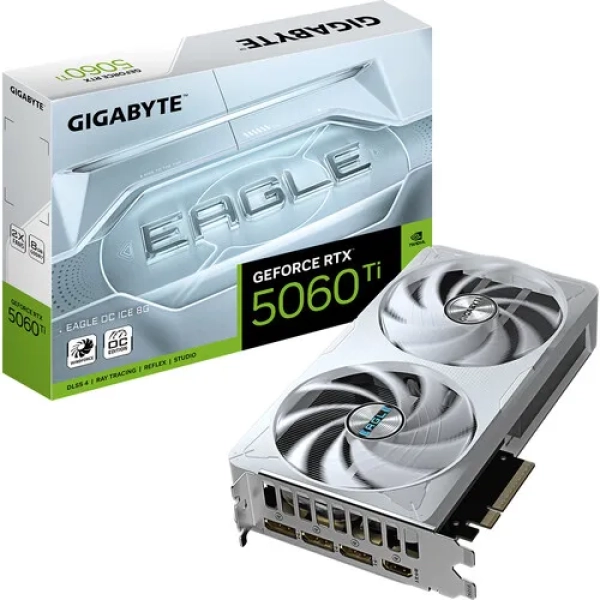 GIGABYTE GeForce RTX 5060 Ti EAGLE ICE OC 8GB GDDR7 Graphics Card
